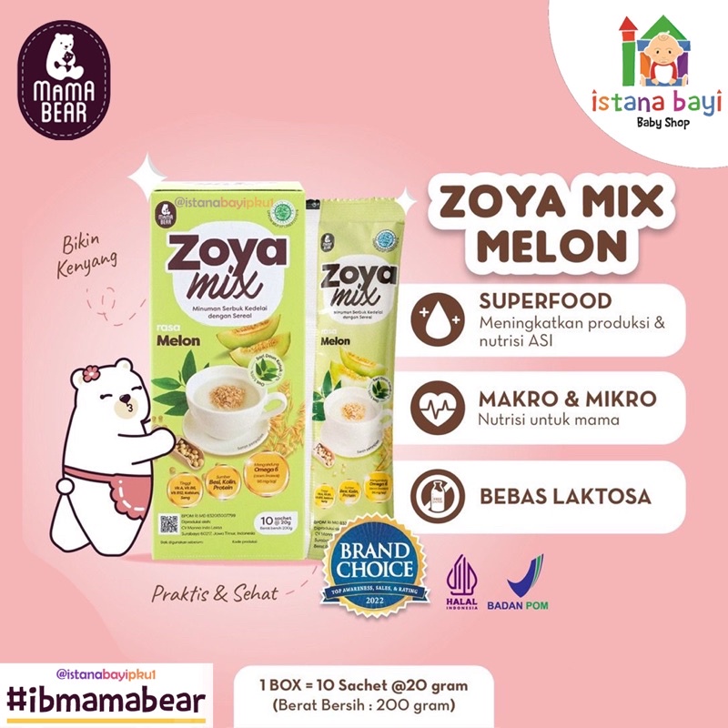 Zoya Mix Pelancar Asi - Asi Booster - Minuman Pelancar Asi