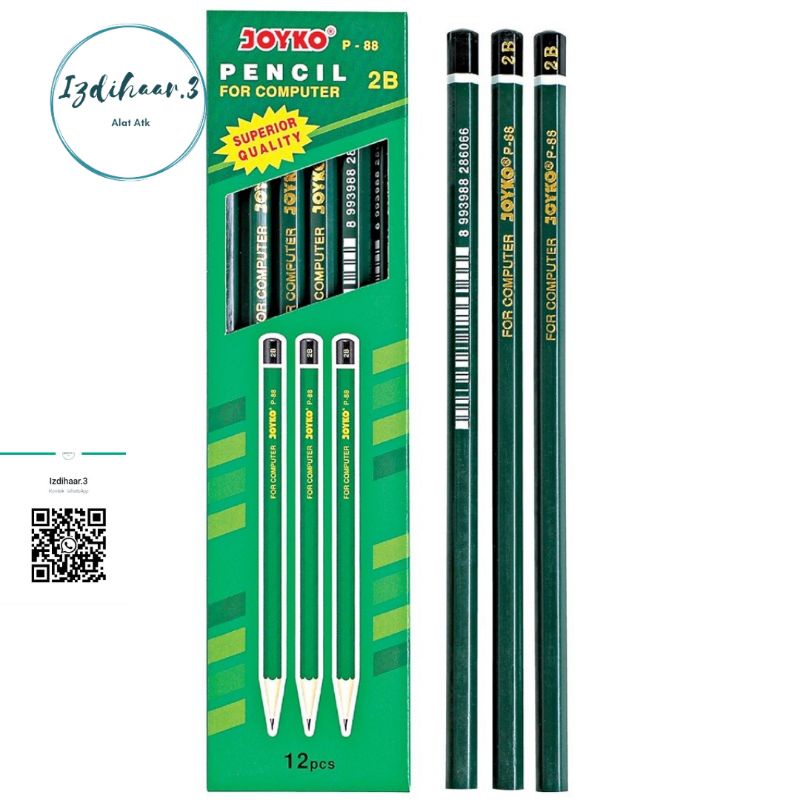 

Pensil joyko 2B. 1 pak