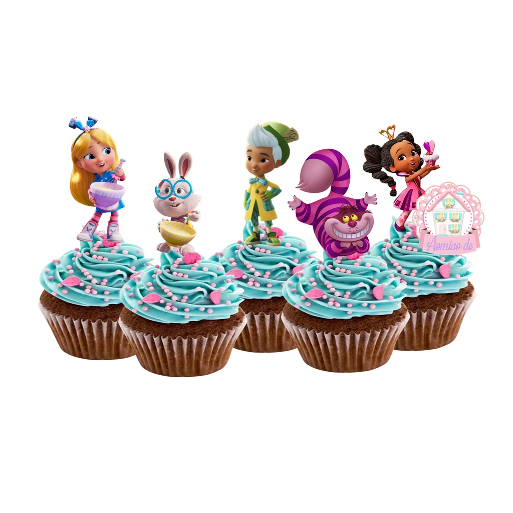 Alice's wonderland bakery Cupcake Topper