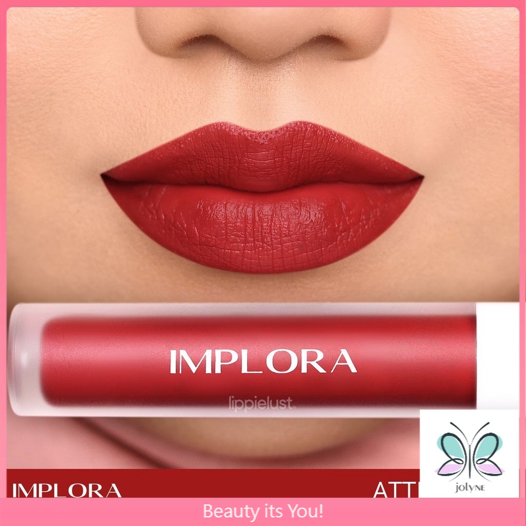 IMPLORA LIP VELVET | Lip Velvet Matte | Lipstik Velvet Murah
