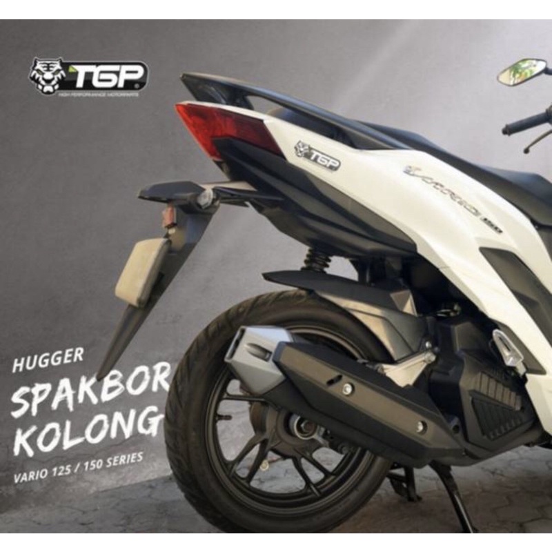 SPAKBOR KOLONG TGP / HUGGER TGP VARIO 125 &amp; VARIO 150 HITAM TGP