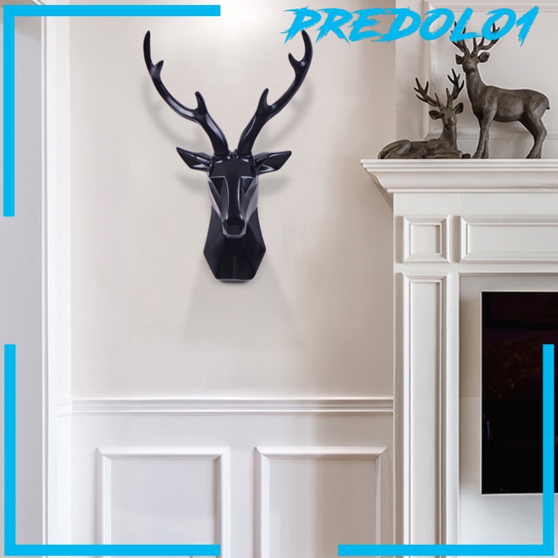 Predolo1 Patung Kepala Rusa 3d Bahan Resin Untuk Dekorasi Rumah