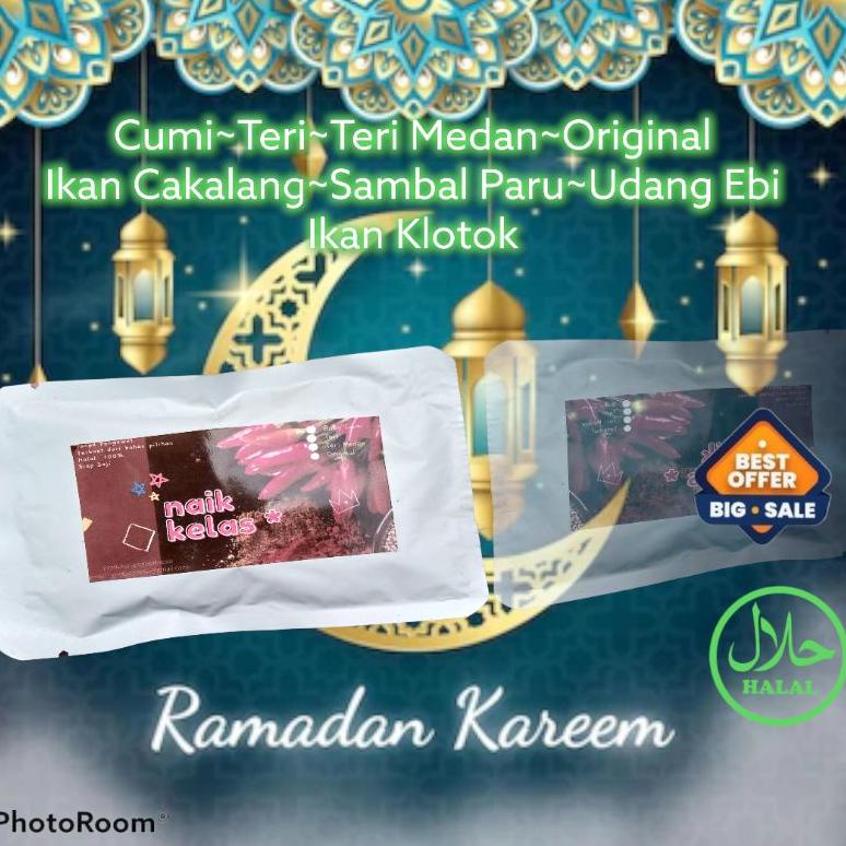 

➨ Sambal Cumi Teri - Teri Medan Paru Cakalang Geprek Original Naik Kelas ➤