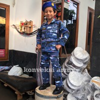 Baju Anak Loreng TNI AU setelan lengkap