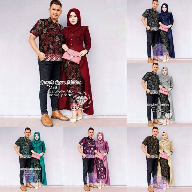 Couple CP Ratumelina/ COUPLE SARIMBIT BATIK FOIL / Baju couple batik Kondangan Kekinian Lebaran 2022 Kapel Cople Kapel Pasangan Muslim Remaja Dewasa Set Kemeja Dan Gamis Simple Elegant Mewah
