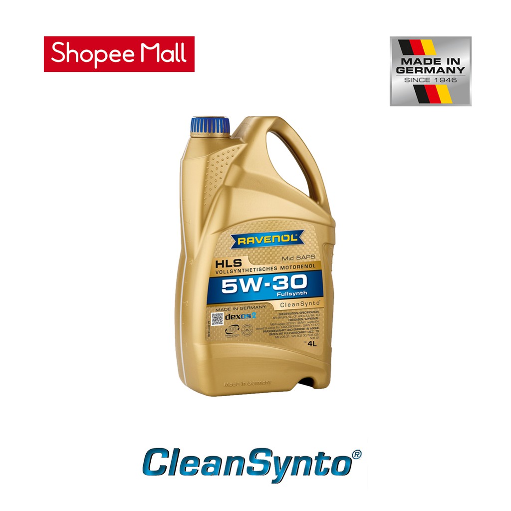 OLI RAVENOL HLS 5W-30 (4 Liter) &quot;MADE IN GERMANY&quot;