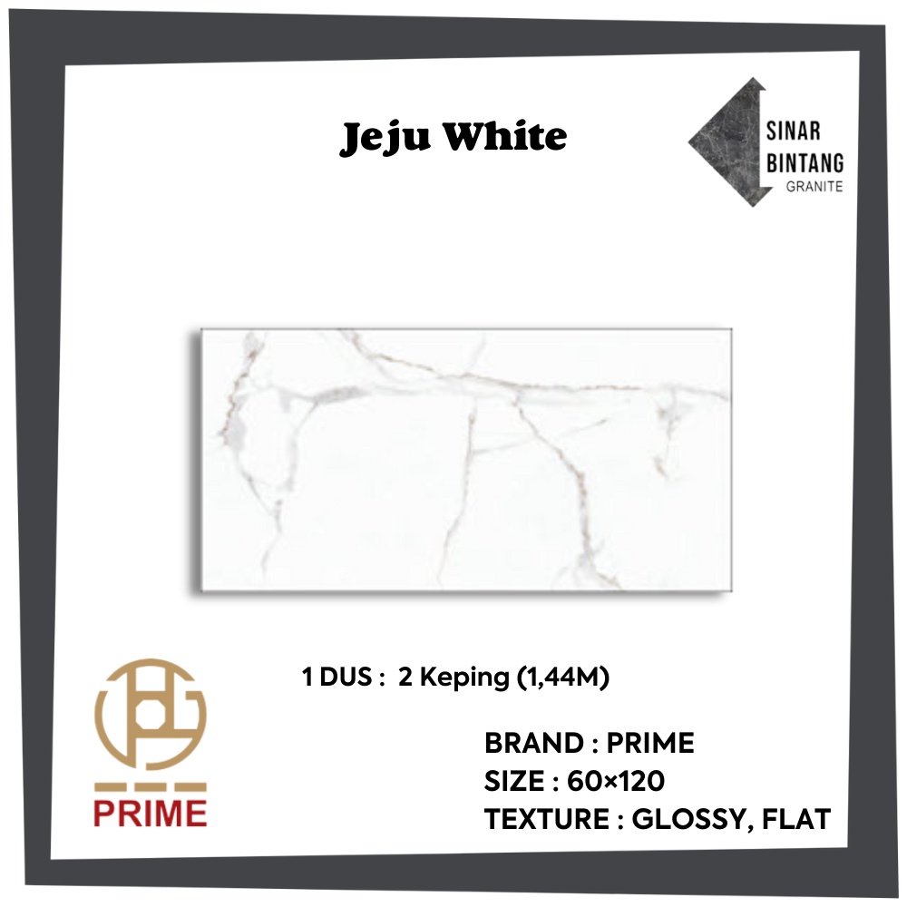 Granit 60X120 | Granit Lantai GP Jeju White PRIME