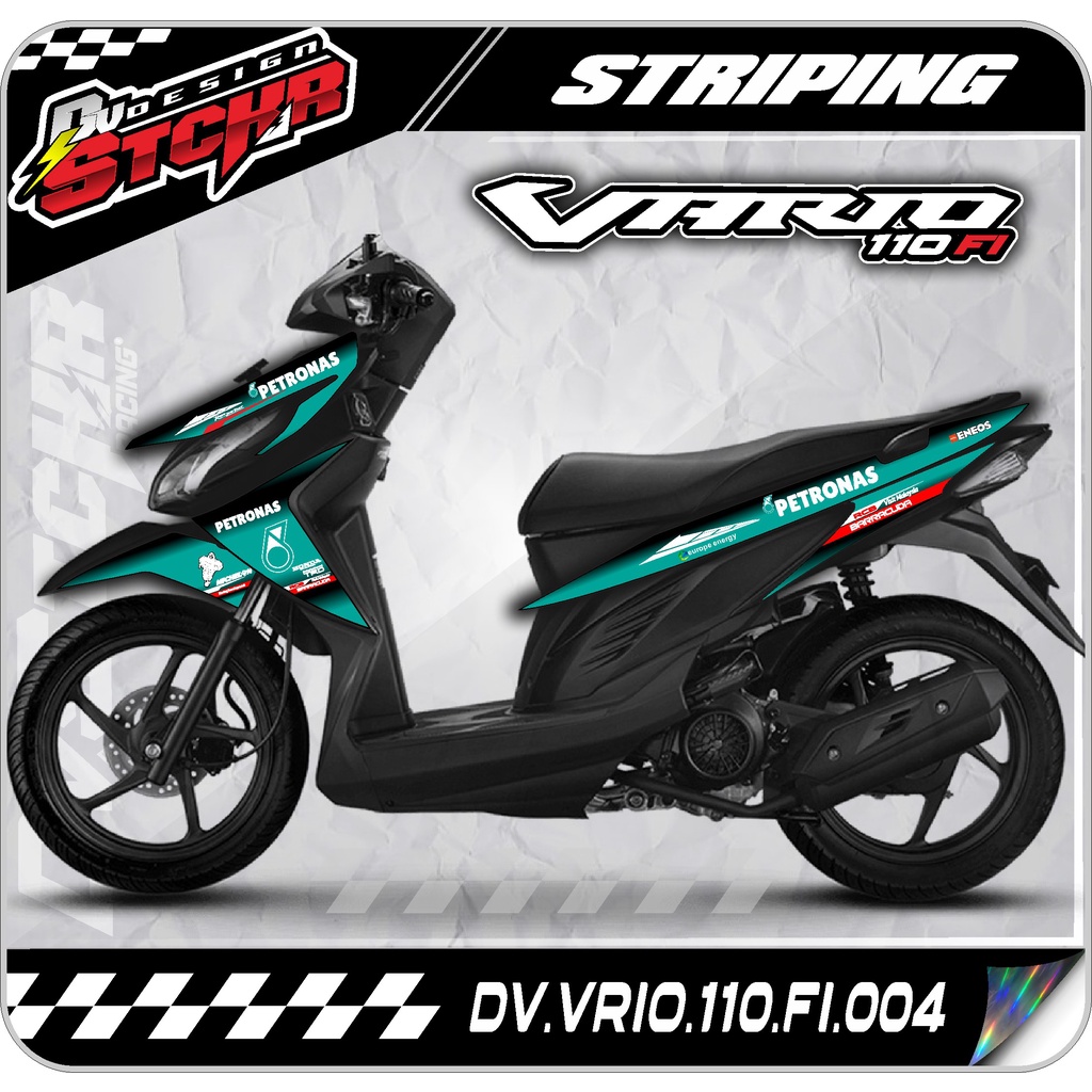 Striping VARIO 110 FI PETRONAS-Sticker Striping Vario 110 Fi New Striping List Vario 110 Fi