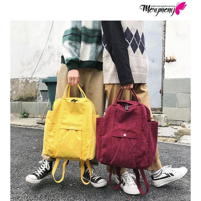 MORYMONY MARIO - Tas Ransel Backpack Tas sekolah Tas Gendong-MARUN