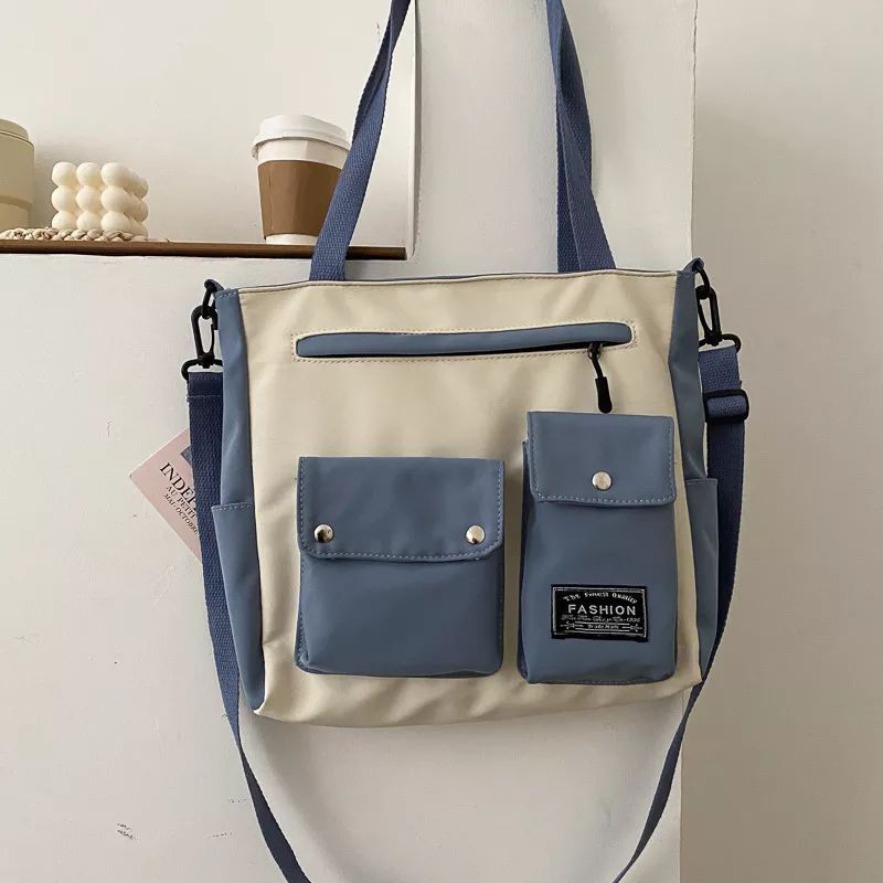 TAS TOTE BAG WANITA BISA SELEMPANG KOREAN STYLE HANFENG