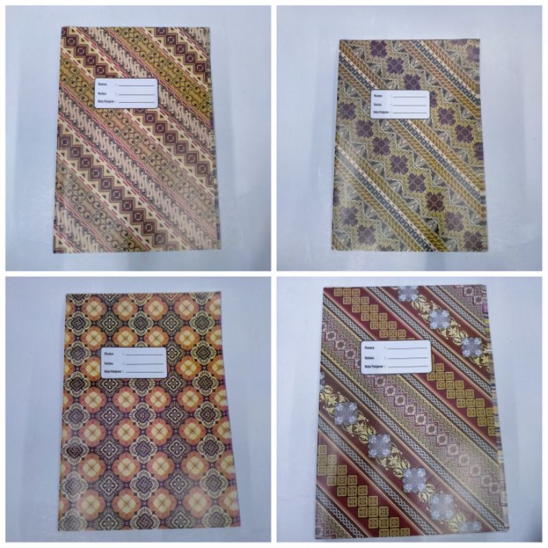 

Sampul Buku Batik/Sampul Buku Batik Kwarto (Isi 20 Pcs)