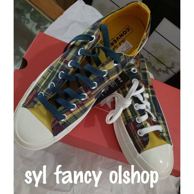 Sepatu Converse 70 Twisted Prep Woven OX Yellow Original BNIB 100%