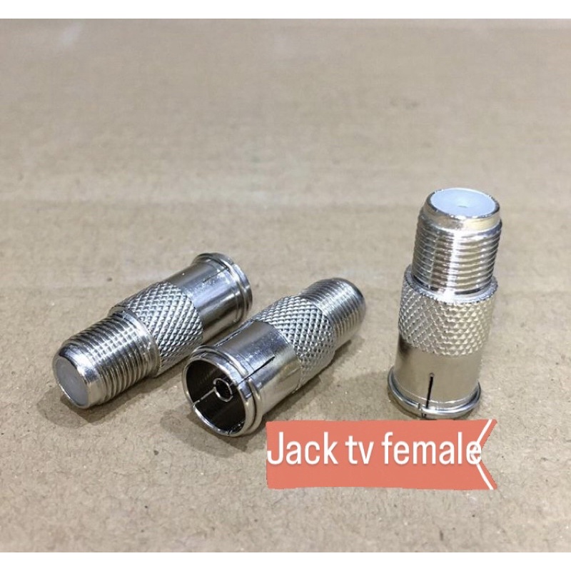 jack tv female ( cewek) to drat lurus f to tv