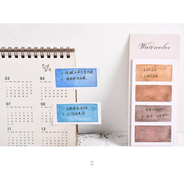 

Sticky notes - watercolor (blue)