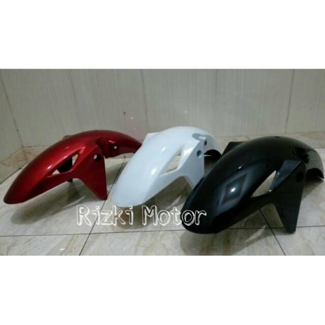 Spakbor Slebor depan CB150 R lama old hitam merah putih Narita