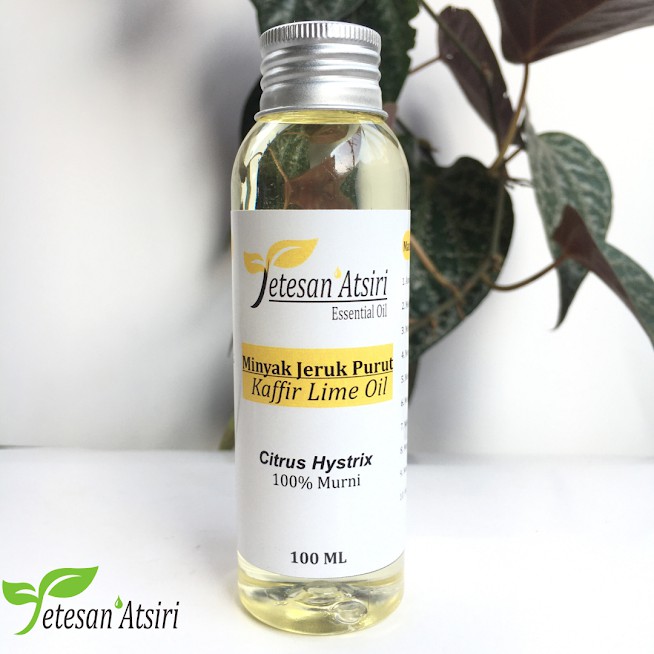 100ml minyak atsiri jeruk purut murni 100% kaffir lime pure oil 100% aromatherapy diffuser