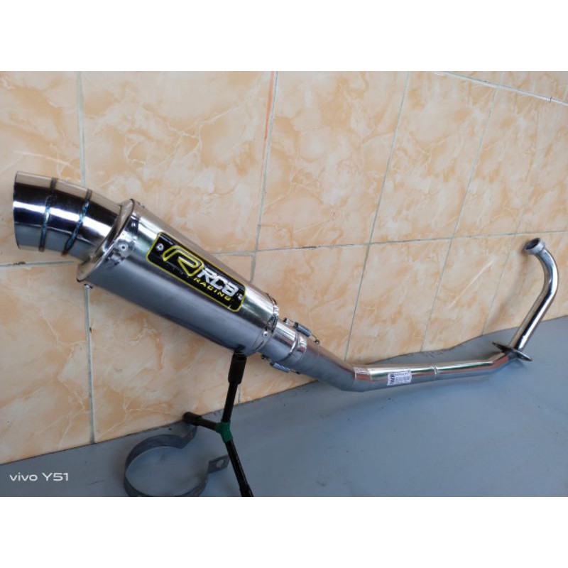 knalpot racing RCB untuk motor satria Fu