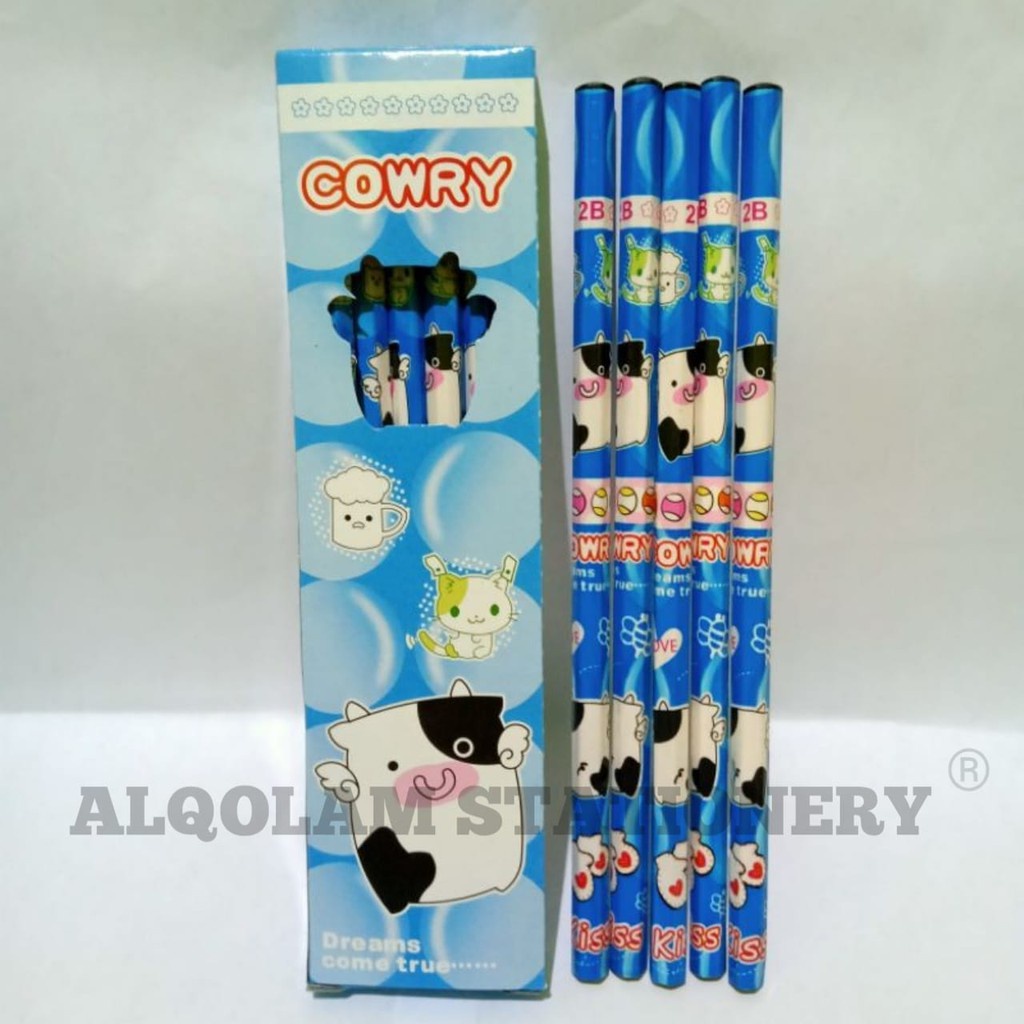 

Pensil 2B Karakter Anak Animasi Lucu Cowry