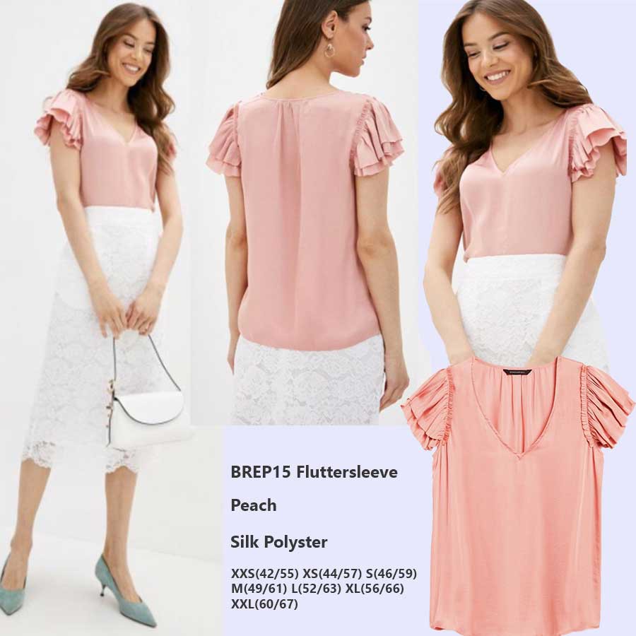 BANANAREPUBLIC FLUTTERSLEEVE BLOUSE-5