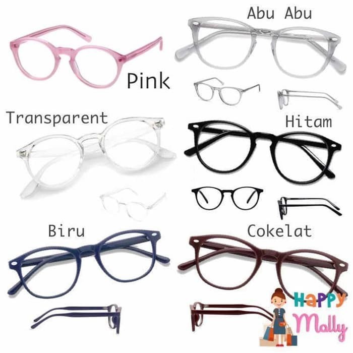 Kacamata Fasion Pria dan Wanita Korea - Kacamata - MLD