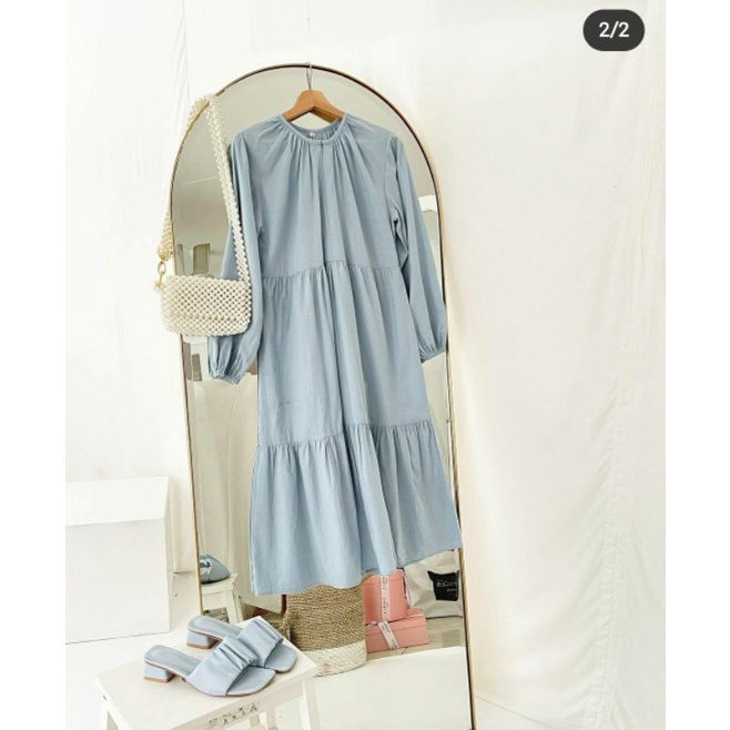 Preloved Midi Tunik Vanilla Hijab