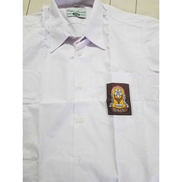 Puspa Busana Seragam Sekolah Lengan Pendek SMA segala ukuran size 12½ 13 13½ 14 14½ 15 15½ 16 17 Pre