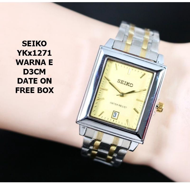 BISA COD!!! Jam Tangan Wanita Tahan Air /Jam Tangan Stainless Model Segi Terlaris