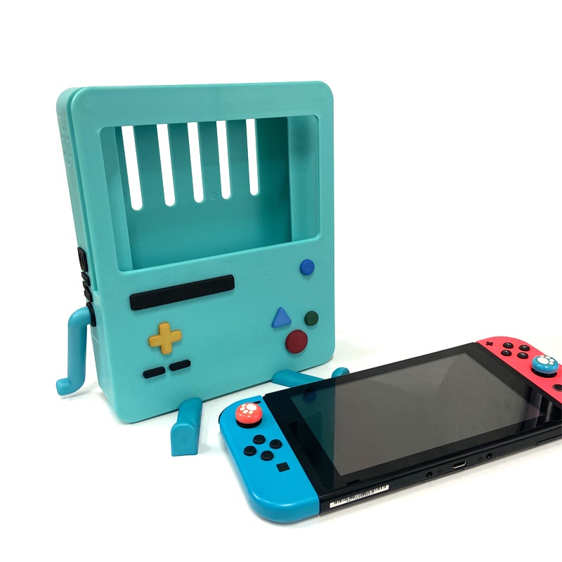 Stand Konsol Game Nintendo Switch Motif Kartun Lucu Bahan Silikon