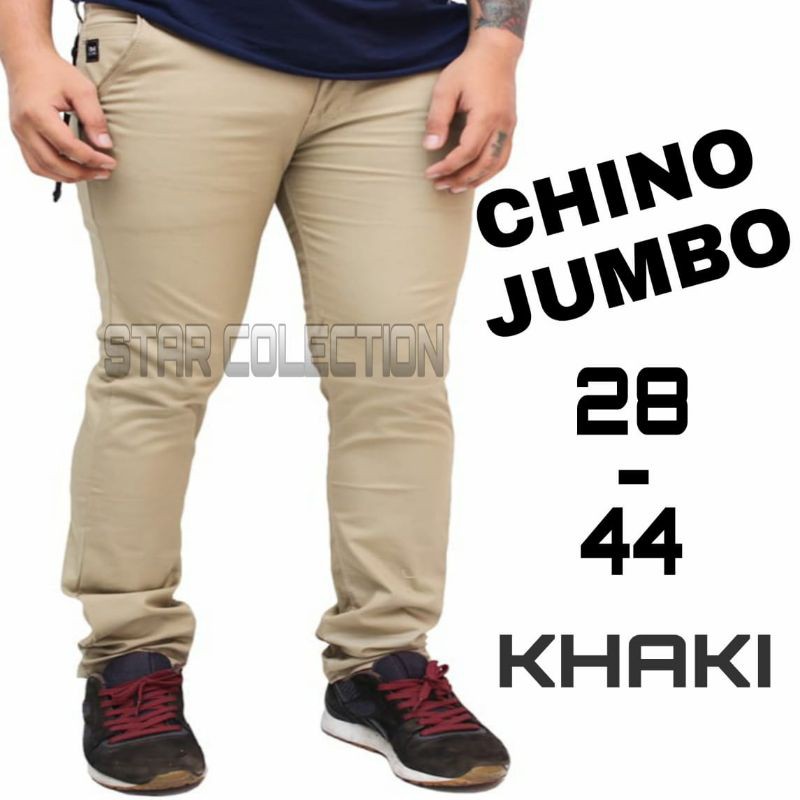 celana chino panjang pria / celana chino panjang pria star denim original terbaru big size