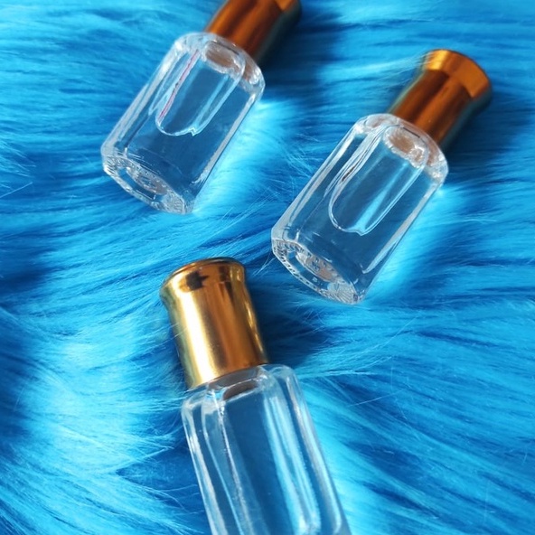 3 Botol Minyak Wangi Kasturi Kijang/Silver/Soft Aroma Tahan Lama