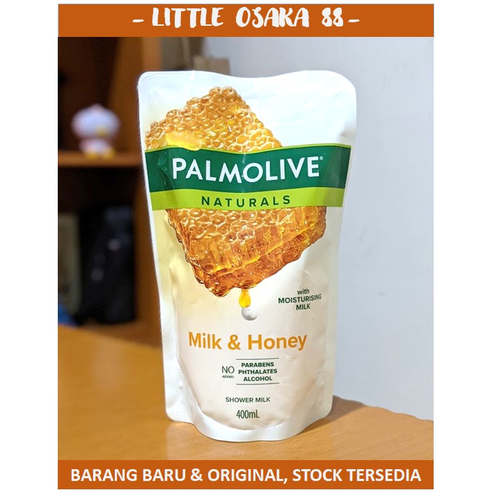 Palmolive Sabun Cair Refill Shower Milk Honey 400 ml