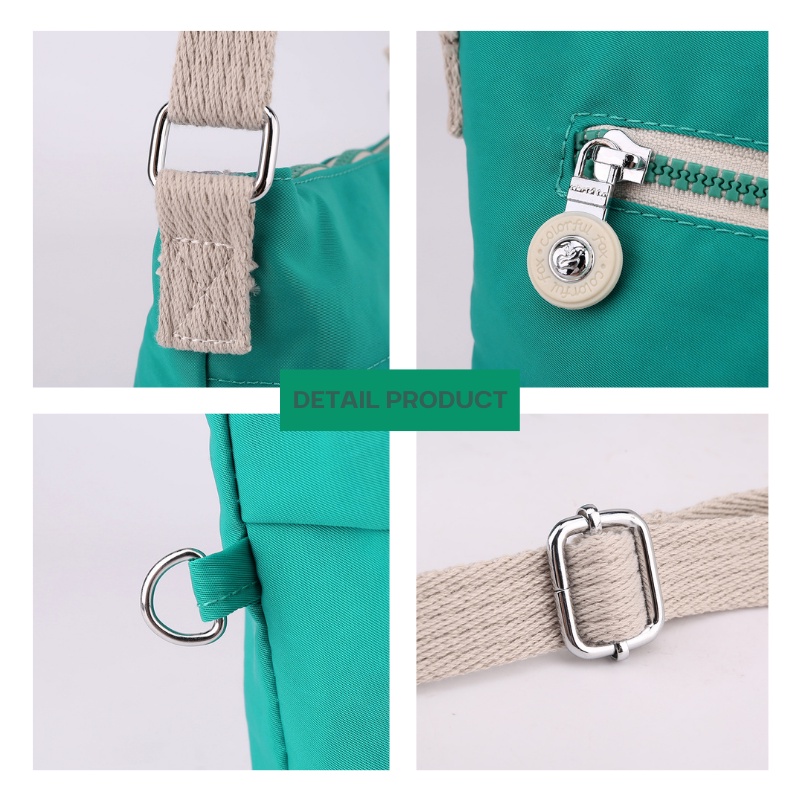 Tas Selempang Wanita COLORFUL FOX 6257 Sling Wanita Shoulder Bag Wanita Tas Anti Air WATCHKITE WKOS