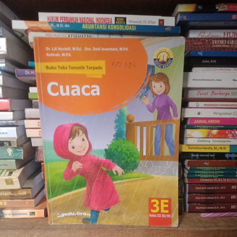buku teks tematik terpadu cuaca kelas 3 SD penerbit Yudistira