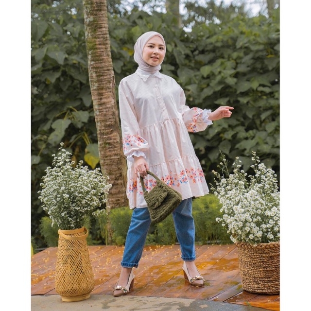 Haidee Orlin Audre Tunic Magnolia