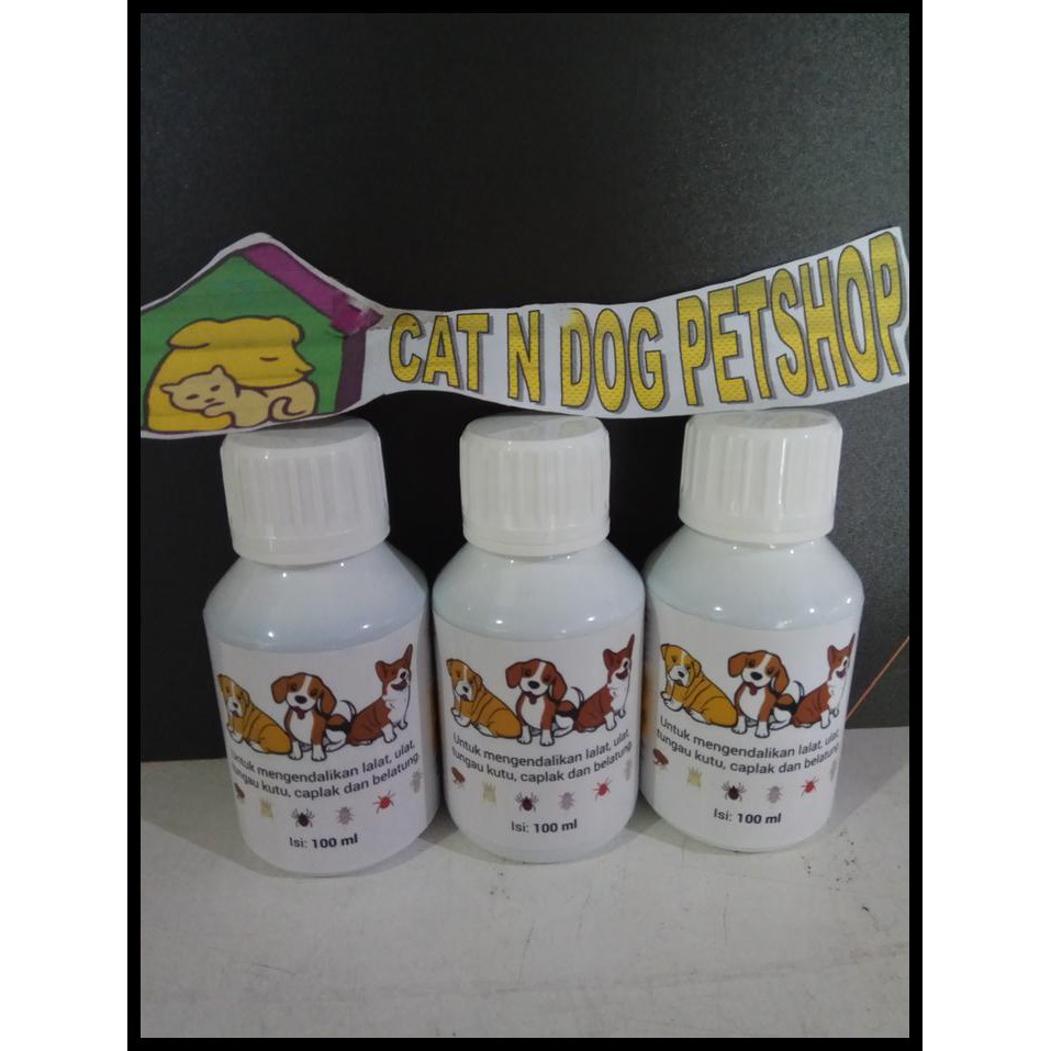 Amitras Amitraz 100Ml Obat Kutu Ampuh / Cairan Pembunuh Kutu Anjing
