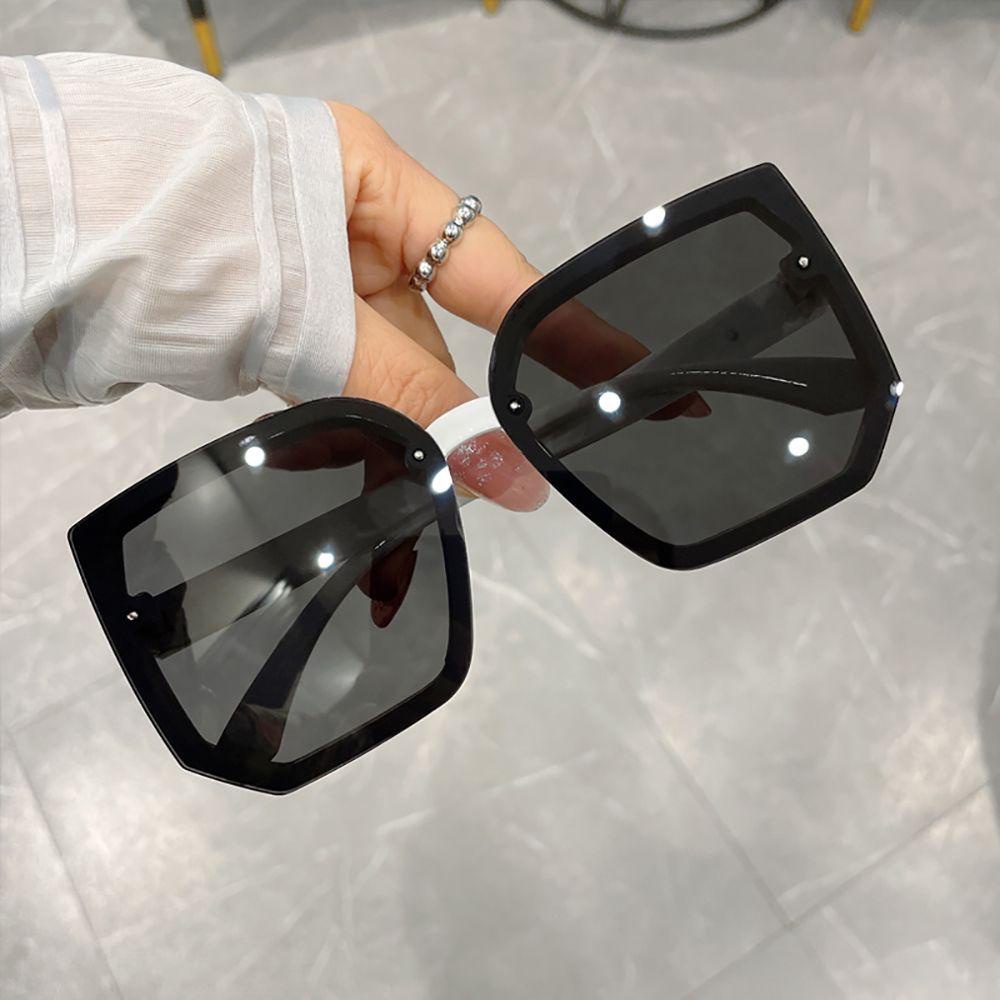 [Elegan] Square Sunglasses Geometrical Glasses Anti Radiasi UV Protection Protection Glasses Pria Wanita Korea Kacamata Anti Radiasi Untuk Wanita Sale Women Glasses