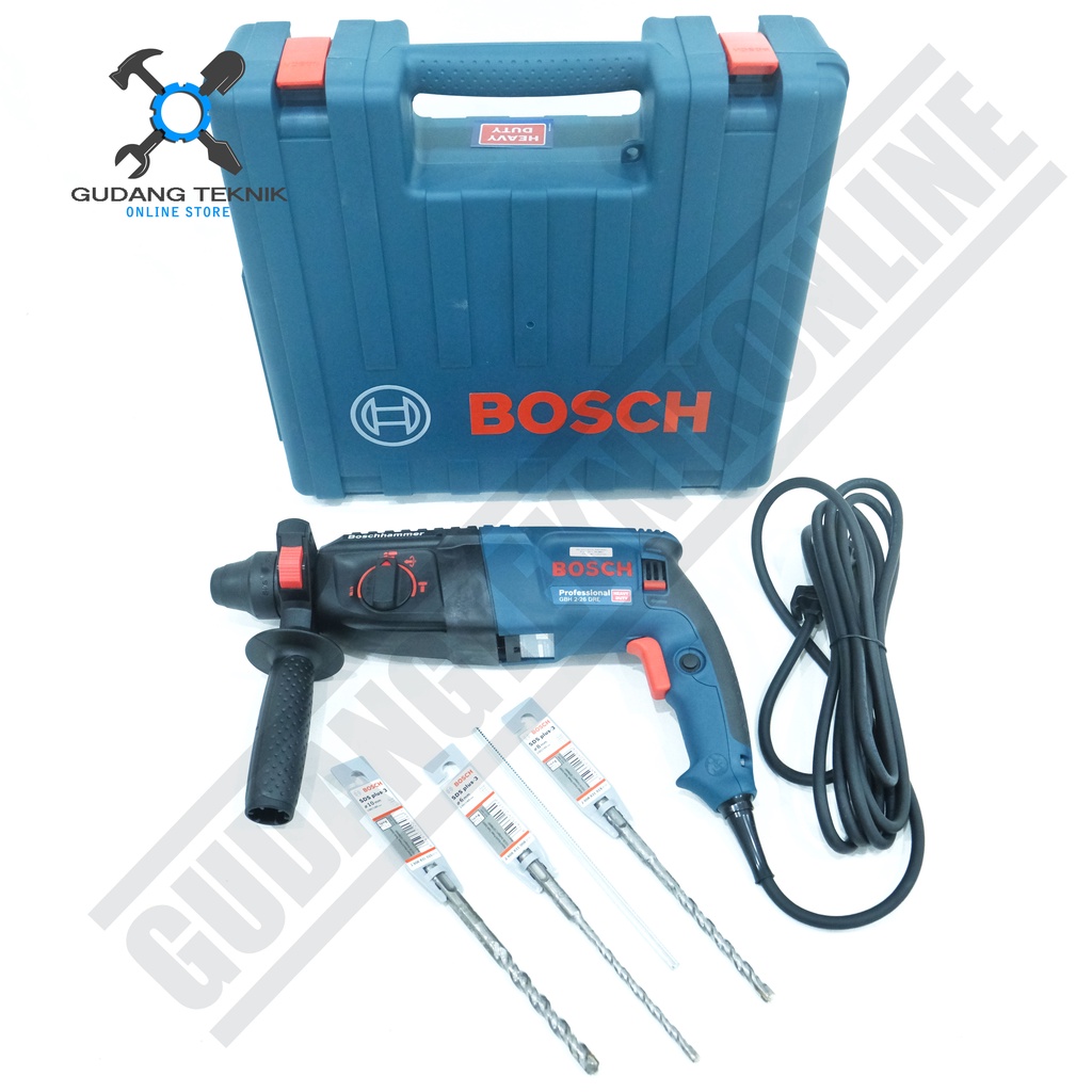 Rotary Hammer 26mm BOSCH GBH 2-26DRE / Mesin Bor Bobok Beton 26mm 2 26 DRE BOSCH