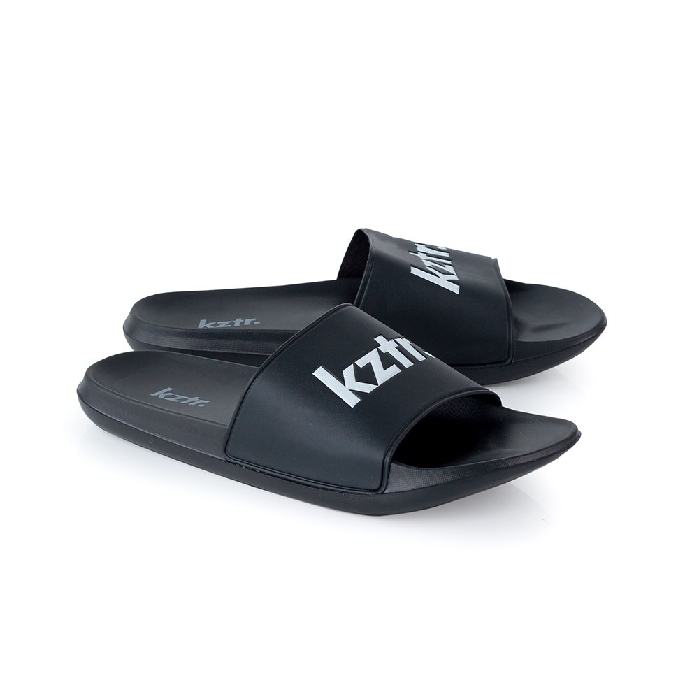 Toko Thabita - Sandal Slop Casual Pria Slide On Flip Flop Anti Air Distro Kuzatura Original