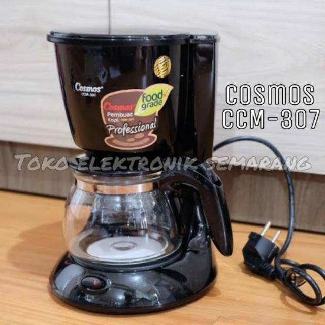 COSMOS COFFEE KOPI MAKER CCM 307 PENYEDUH KOPI 0.65L 600 Watt