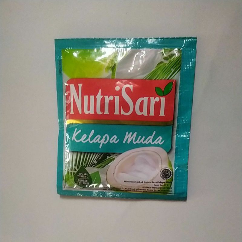 

Nutrisari Kelapa Muda 11g Minuman Serbuk