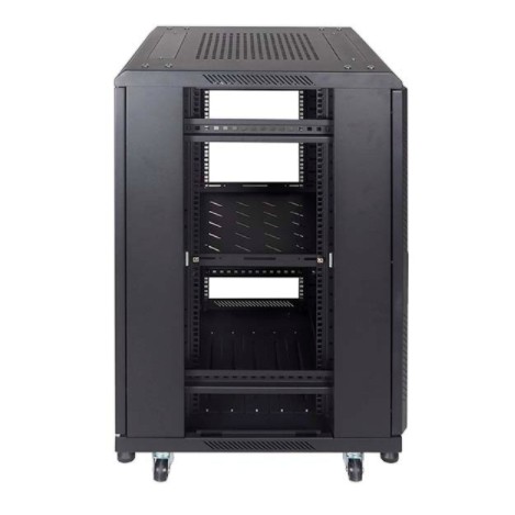 INDORACK IR6020G CLOSE RACK 20U DEPTH 600MM GLASS DOOR