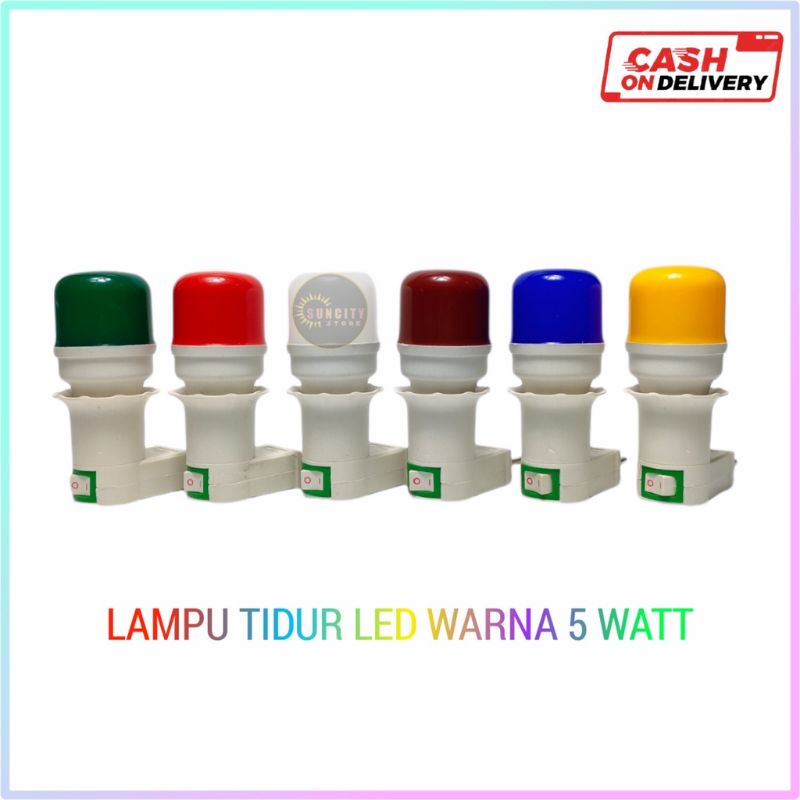 LAMPU LED WARNA WARNI BENTUK &amp; MEREK RANDOM TERGANTUNG YG READY