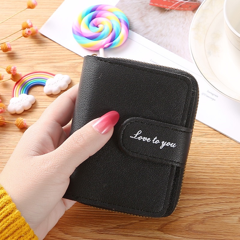 (GDK) COD Dompet Lipat Wanita Resleting Fashion Wanita Import ️️818 fashion korea murah real pict-3