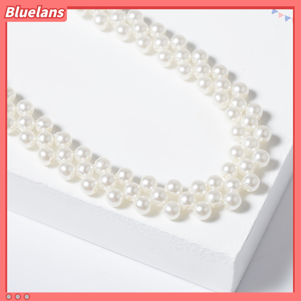 Kalung Choker Mutiara Imitasi Gaya Elegan Untuk Wanita