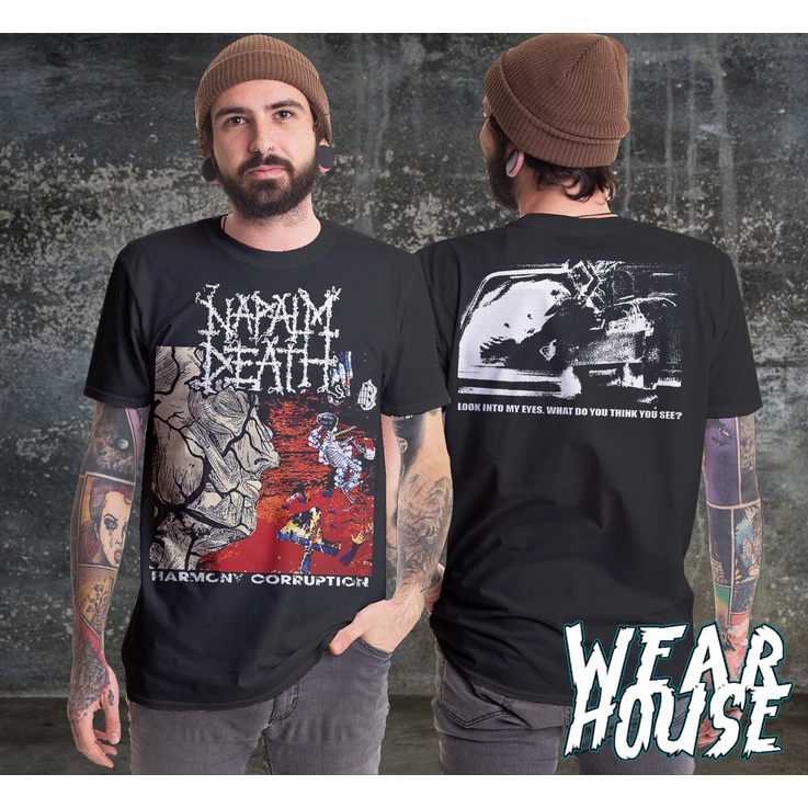 Napalm Death - Harmony Corruption T-shirt, Oversized, Built-Up, Wearhouse WH 0145