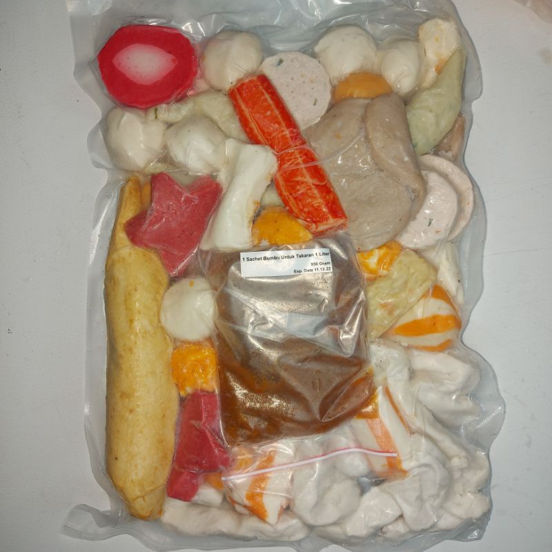 

mix seafood 450gr mix tempura 1kg