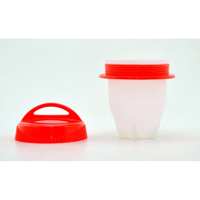 Silicone Egg Boil Cetakan Telur Rebus Dengan Topping - 0369