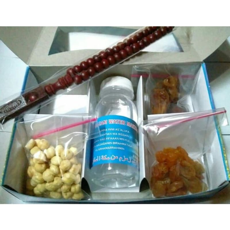 oleh oleh haji dan umroh zamzam60ml/tasbih