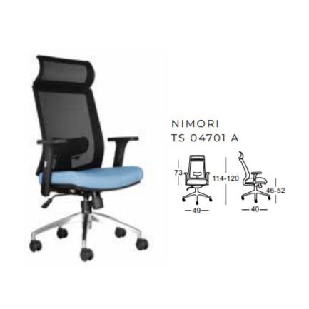 KURSI KANTOR / KURSI KERJA ERGONOMIS CHAIRMAN NIMORI TS 04701 (MODERN) VFHB2513F