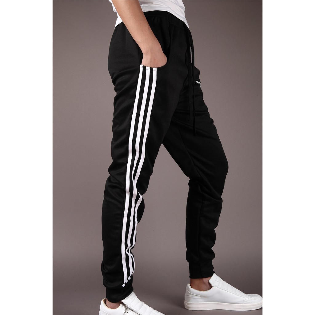 mens striped track pants